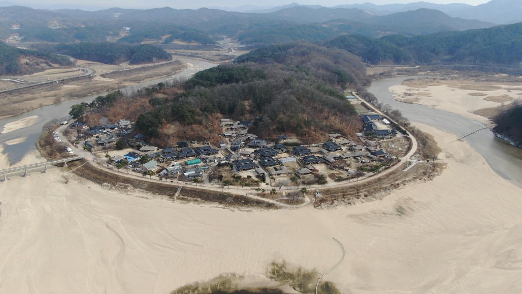 영주 무섬마을 외나무다리 한적한 전통마을 고택