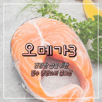  오메가 3: 건강한 삶을 위한 필수 영양소의 중요성