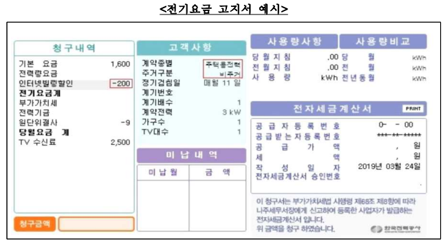 소상공인 전기요금 특별지원 신청하기