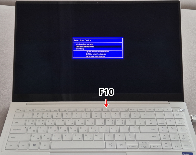 SE NT950XGQ-A51A usb부팅