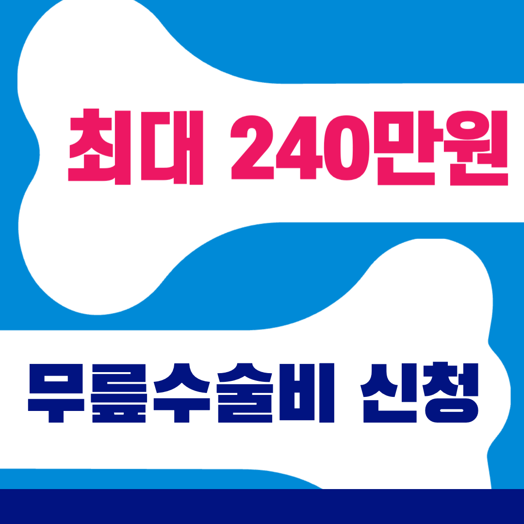 최대 240만원! 무릎수술비 신청하기