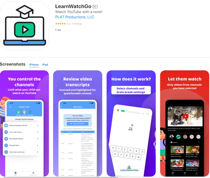 LearnWatchGo - 유튜브 중독방지 어플