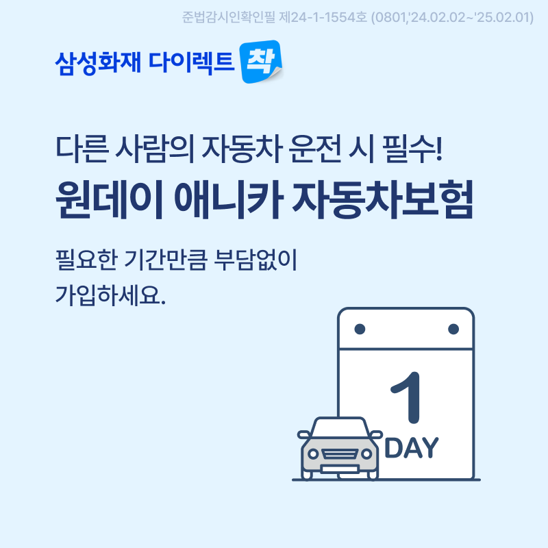 삼성화재 다이렉트 애니카 원데이