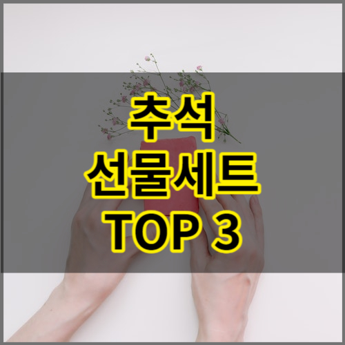 추석 선물세트 추천 TOP3 썸네일