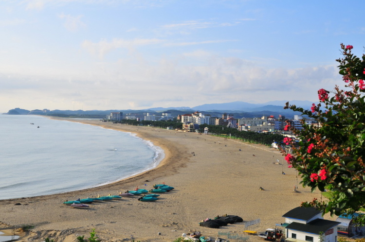 낙산해수욕장 싱크홀