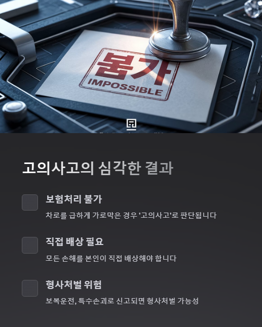 고의사고의 심각한 결과