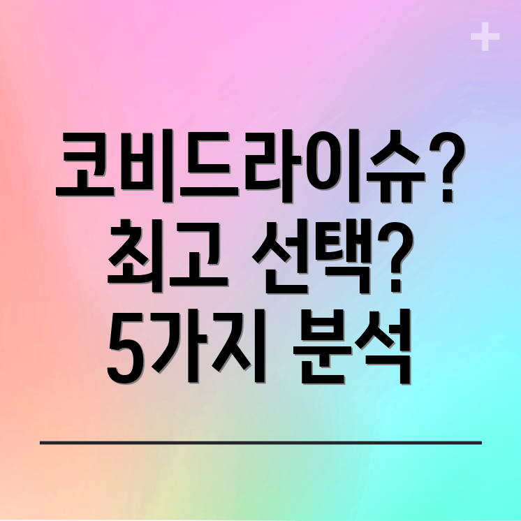 코비드라이슈아임커머스최고의선택을위한5가지제품분석