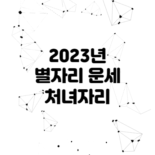 2023년 별자리 운세 - 처녀자리 전체운세