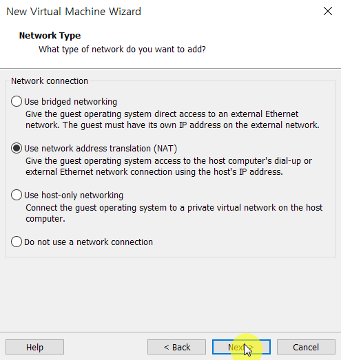 Vmware 가상머신 네트워크 설정 NAT