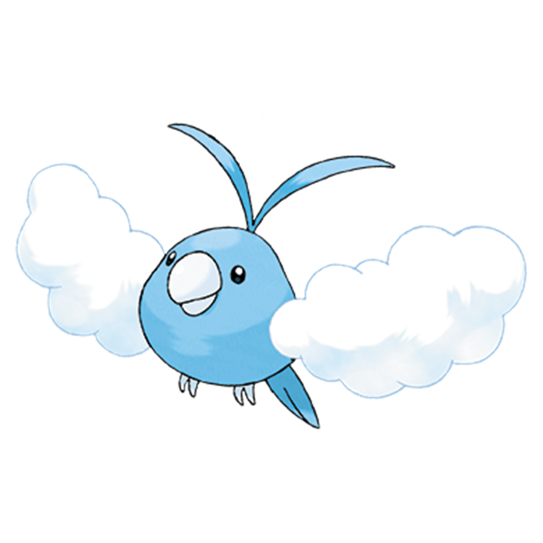  [포켓몬도감]  No. 333 파비코 Swablu #333
