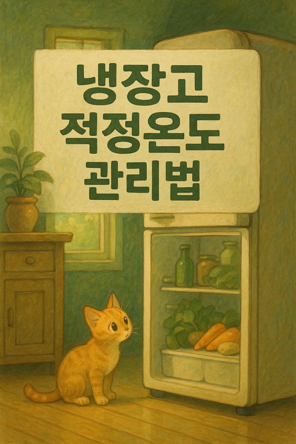 냉장고 적정온도 전기요금 아끼고 신선도 살리는 꿀팁!