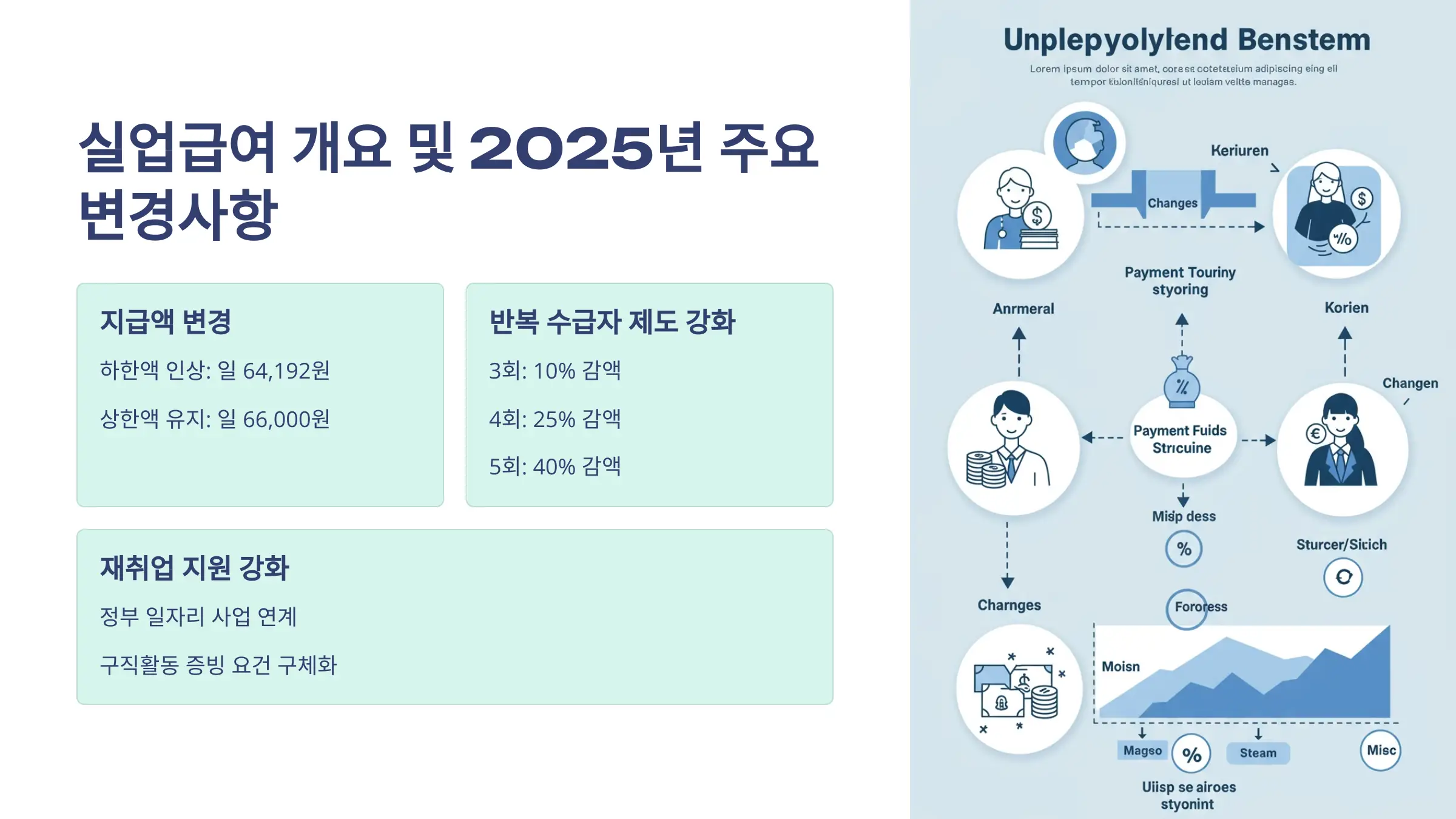 2025 실업급여 변경사항, 신청방법, 수급 자격 조건, 필요서류, 지급 금액, 지급 기간