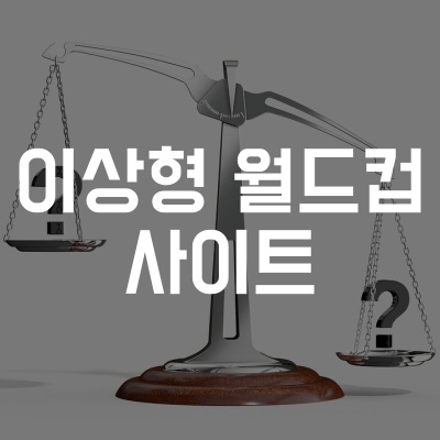  이상형 월드컵 사이트