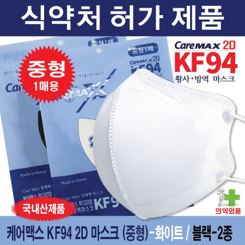 황사 미세먼지-마스크 선택 기준-케어맥스KF94 2D