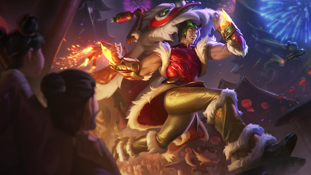  롤 PBE 세트 티모 신짜오 트리스타나 다이애나 폭죽 스킨