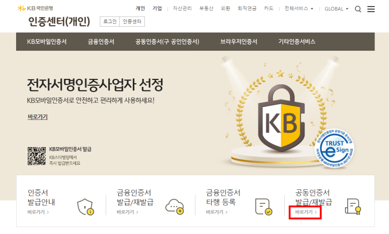 국민카드 공동인증서 국민은행 공동인증서, 공인인증서 67