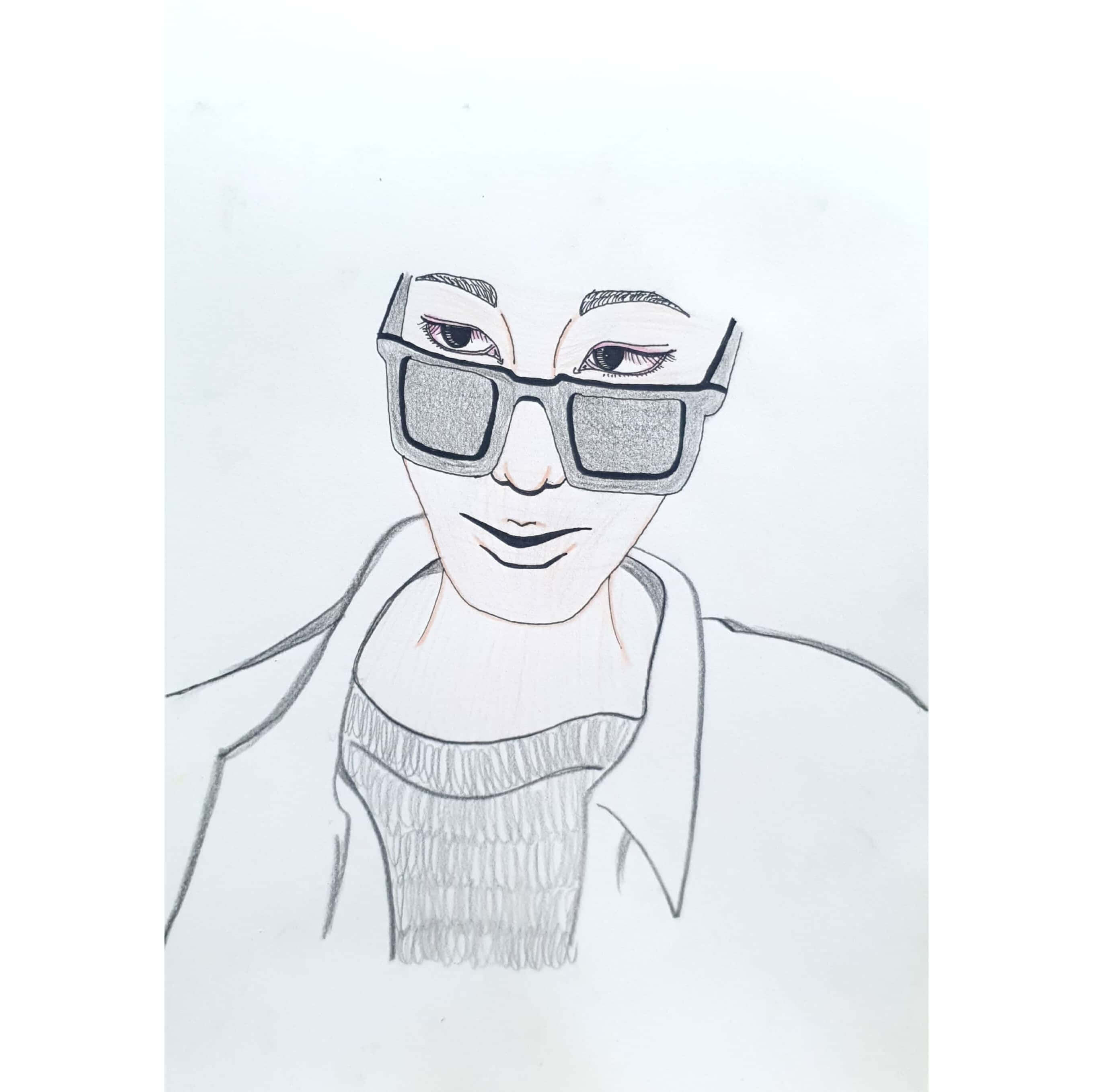  Excuse Me? 저기요? / 일러스트 그림 드로잉 / 인물화 그리기