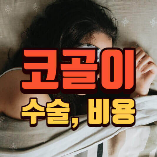 코콜이 수술 및 비용 알아보기