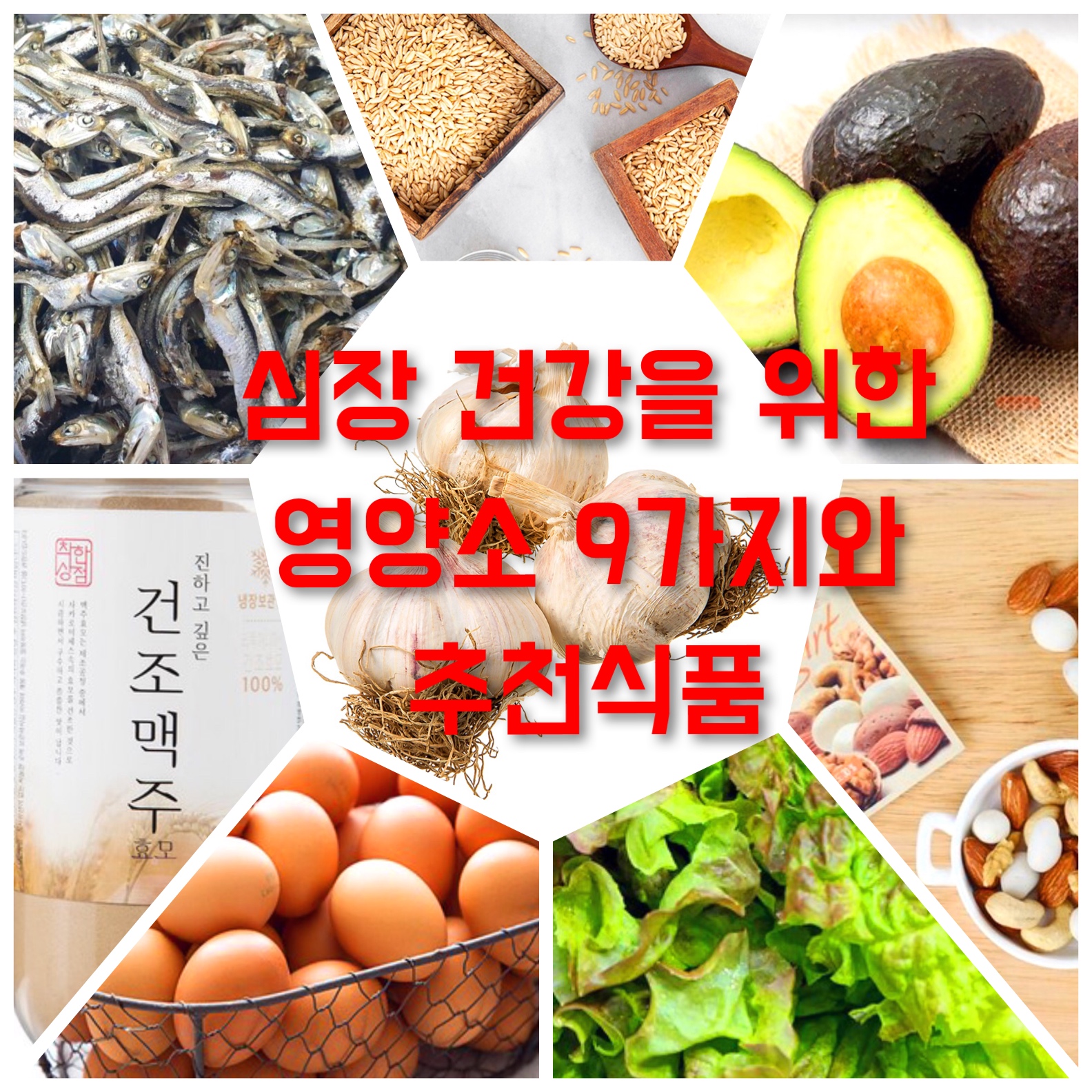  심장 건강을 위한 영양소 9가지와 추천 식품