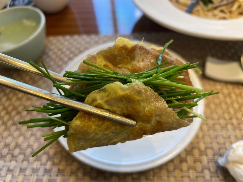 미슐랭 진주 음식 한정식 맛집 하모 반상 - 육전 한쌈