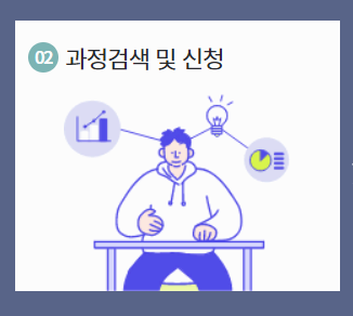 내일배움카드로 배울수 있는것 신청 방법 사진