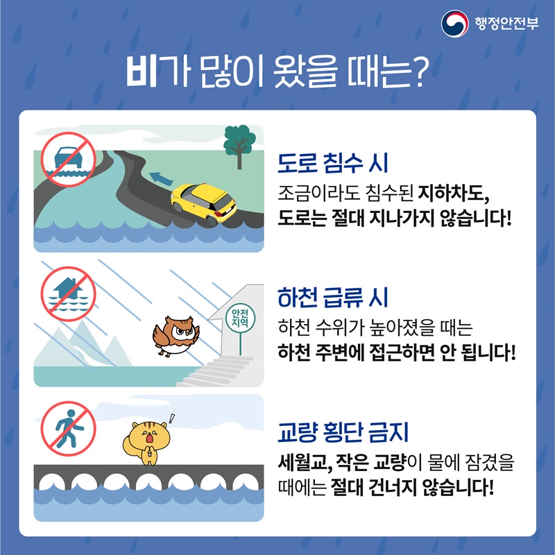 호우 대책방법