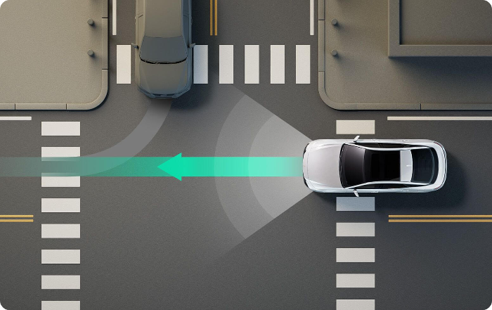 크라운 하이브리드 교차로 긴급 제동 보조(Auto Emergency Brake&amp;#44; Intersection)