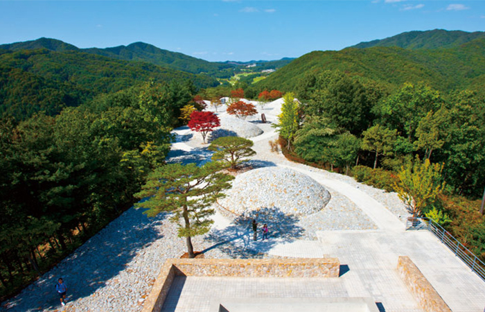 원주 뮤지엄 산 - 스톤가든 전경