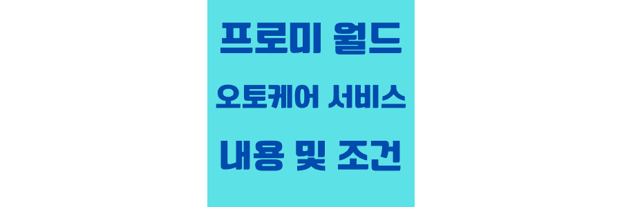 디비-손해보험-프로미-월드-오토-케어-서비스