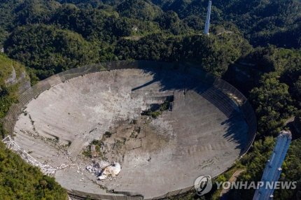 외계와의 소통 시도했던 거대 전파망원경, 57년 만에 결국 붕괴