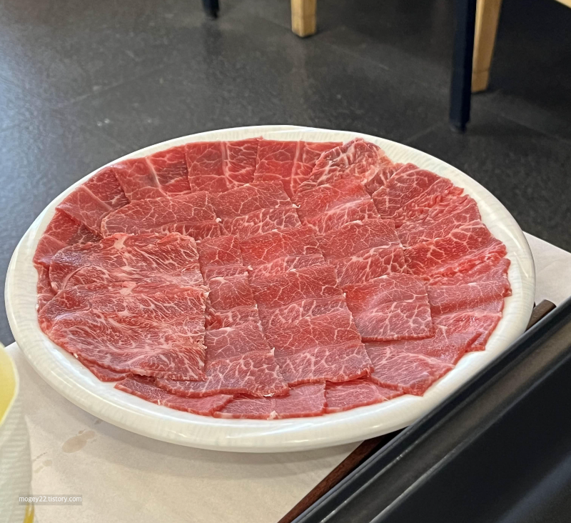 한우 아롱사태 2인분
