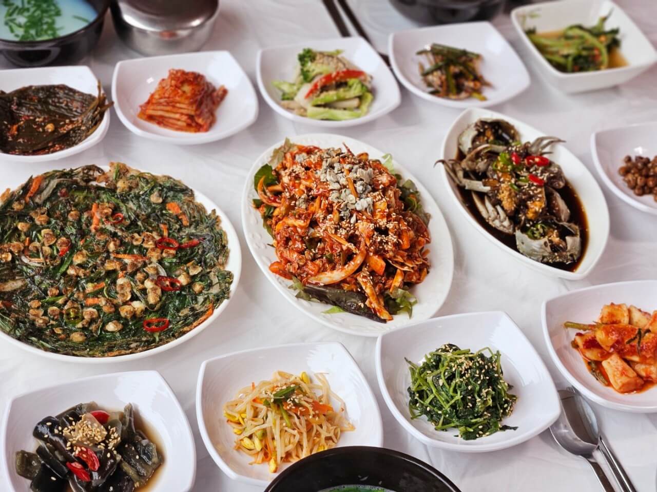 6시 내고향 경남 하동 맛집 재첩밥상 이화가든 (재첩국과 참게장 재첩회 무침 맛집) 