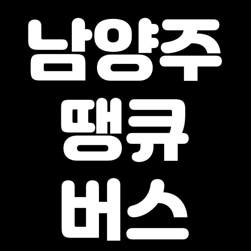  남양주시 금곡 땡큐버스