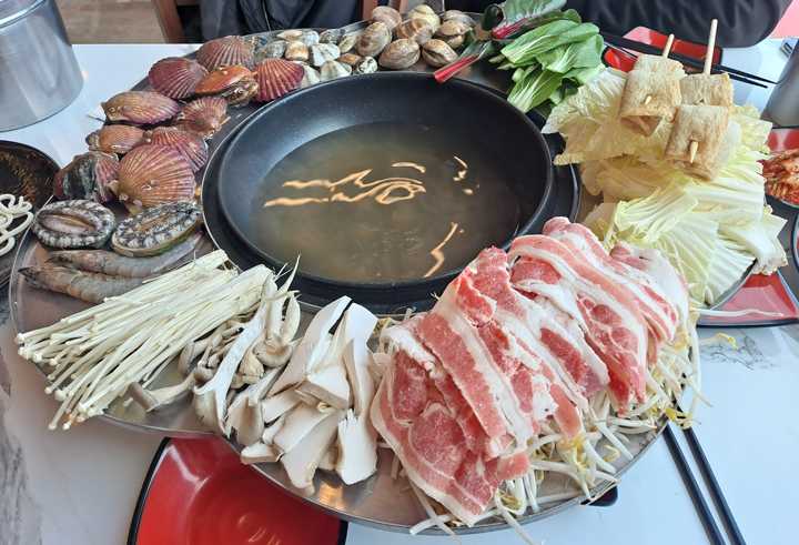 경포다이- 곱창이- 해물- 칼국수- 2인정식