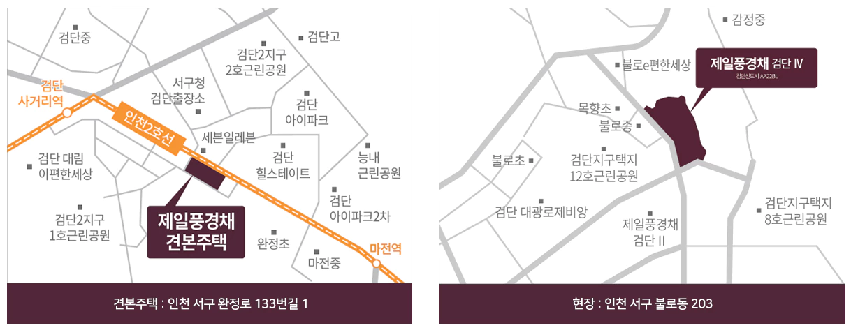 제일풍경채 검단4차 청약일정