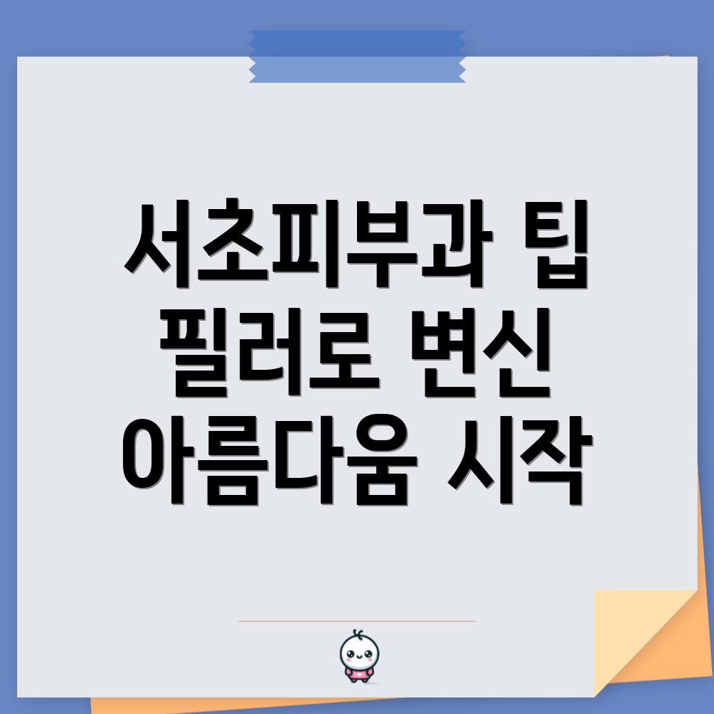 서초역 피부과 시술