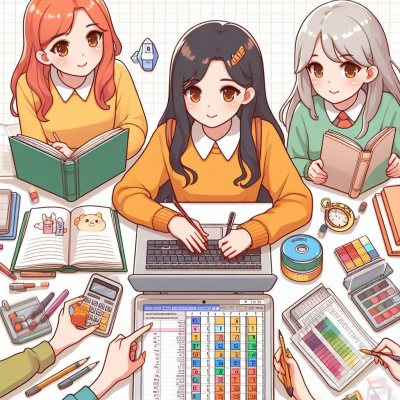 &quot;색상 테이블과 관련된 작업을 하는 사람들&quot;