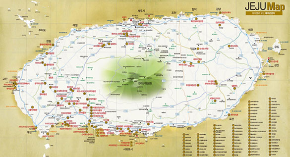 제주 관광지도 제주관광 협회에서 다운로드 하는 방법