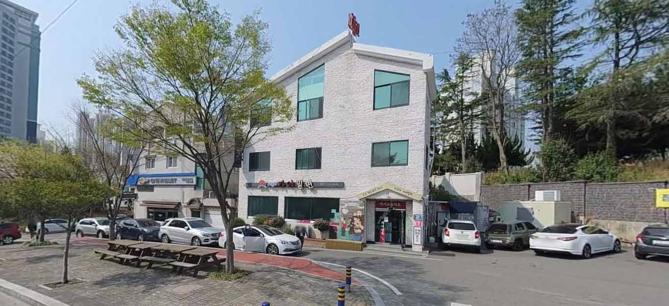 해운대 가야밀면 가게 전경