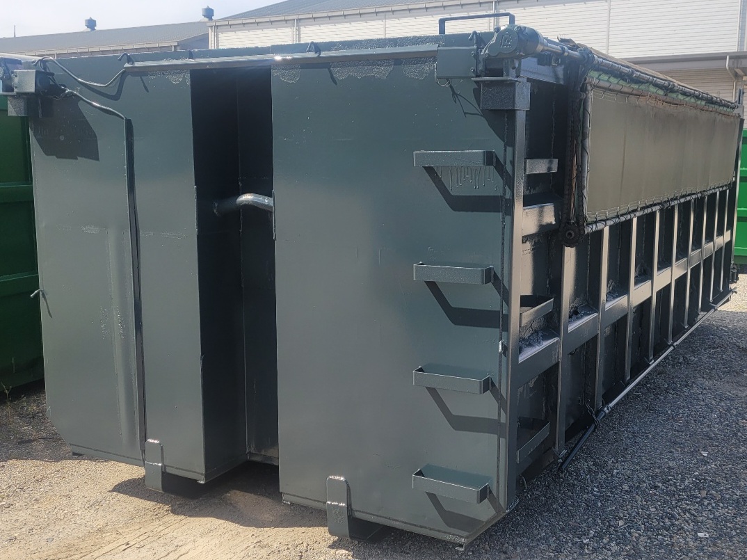  25루베암롤박스 덤프형암롤박스 #슬러지박스자동덮개특트럭www.specialtruck.co.kr중고암롤박스