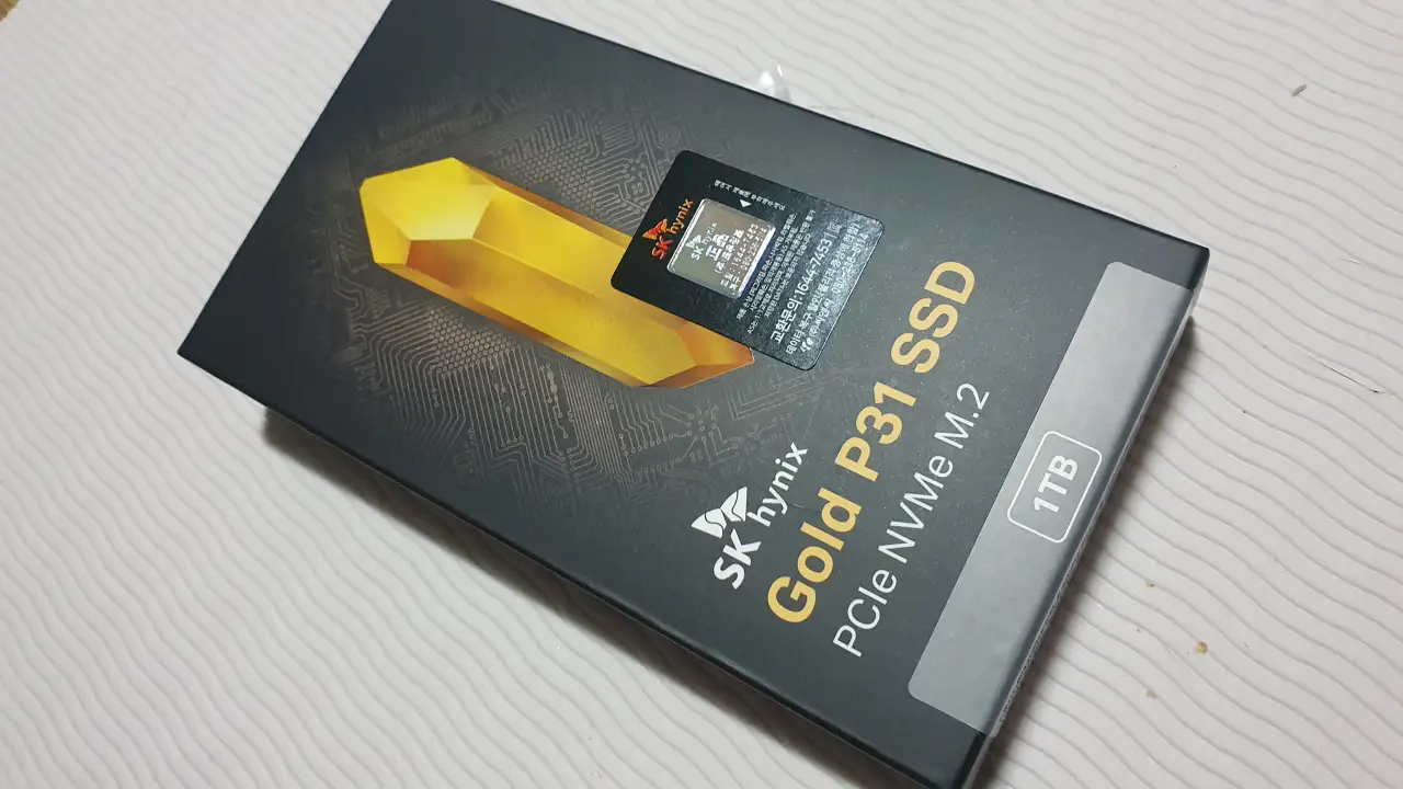 2. SK하이닉스 Gold P31 NVMe m.2 SSD 1TB