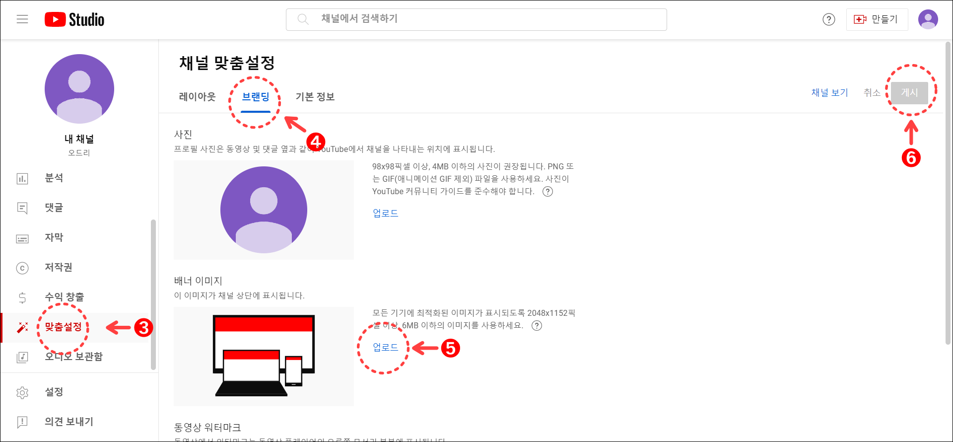 (그림 2) 조정 , 브랜딩