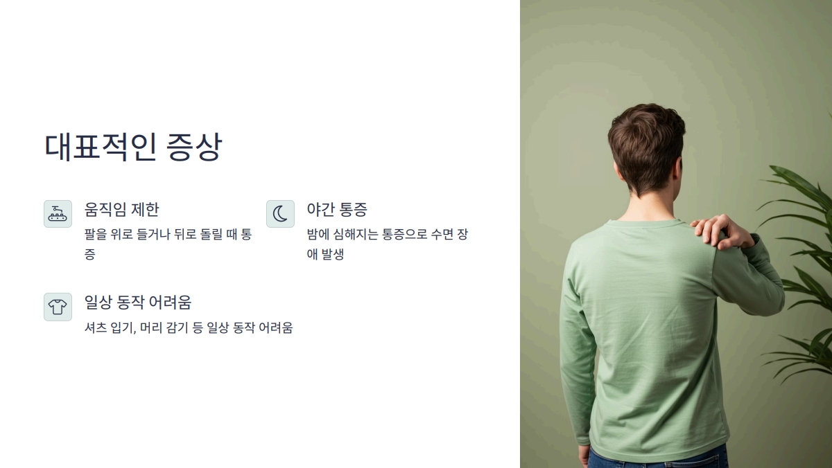 오십견 증상