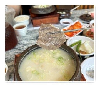 곰탕  꼬리곰탕 사골곰탕