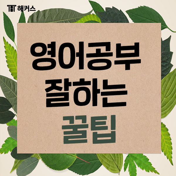  영어 공부법! 영어 공부를 잘하려면 어떻게 해야할까?
