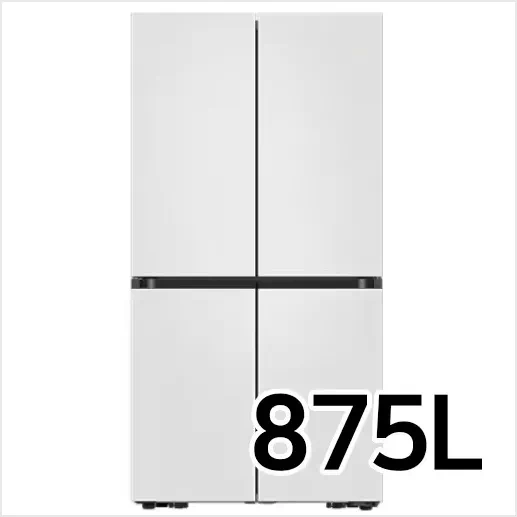 삼성 비스포크 4도어 냉장고 RF84C906B4W 모델