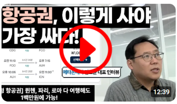 탐색형 항공권을 알려주는 서비스