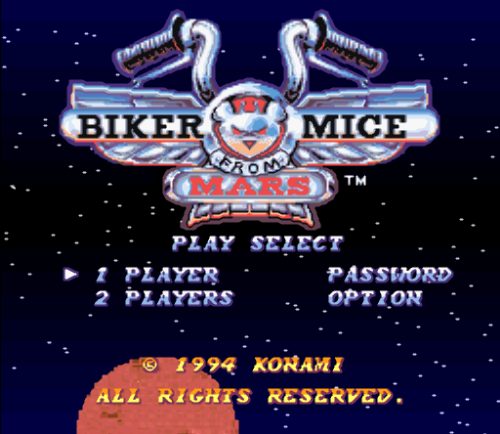  SNES ROMS - Biker Mice From Mars (EUROPE / 유럽판 롬파일 다운로드)