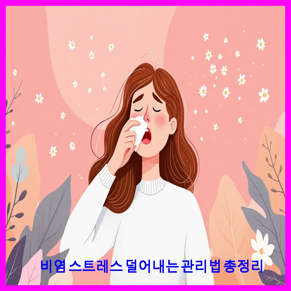 비염 스트레스 덜어내는 관리법 총정리