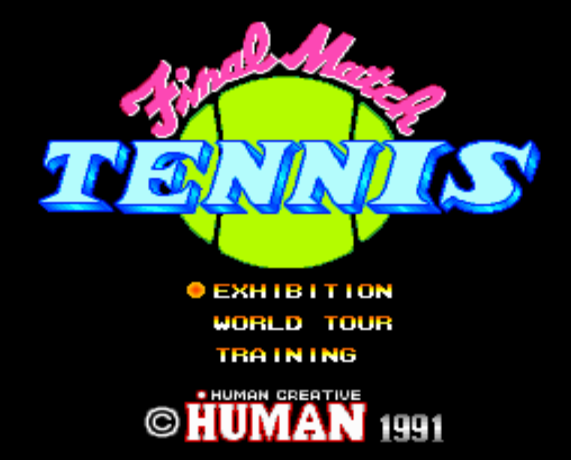 ファイナルマッチテニス (PC 엔진 - PCE - PC-Engine - PCエンジン) 롬파일 다운로드